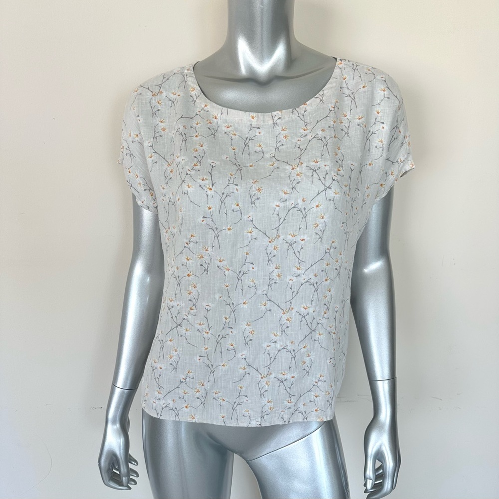 Cynthia Rowley linen top size S